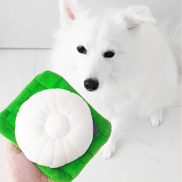 [2 Pack] Nom Waggle Tutu Kueh Squeakie Chew Toy