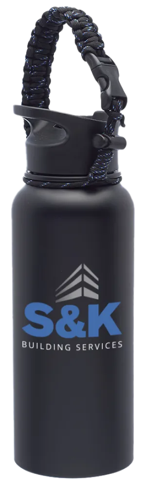 34 oz. Vulcan Stainless Steel Water Bottles with Strap