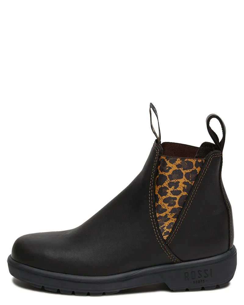343 Womens Musk Endura Elastic Side Work Boot - Claret