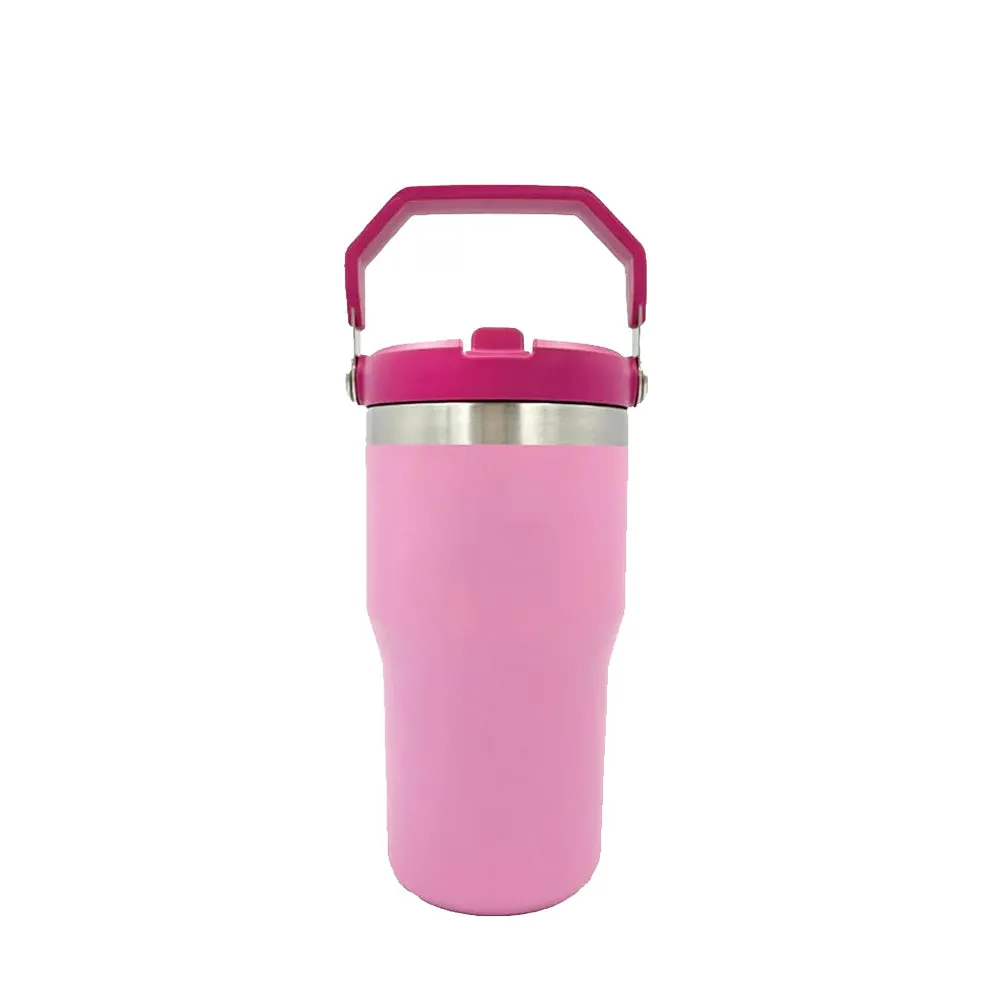 99183PT TERMO ICEFLOW FLIP STRAW 20oz PEONY MARCA STANLEY