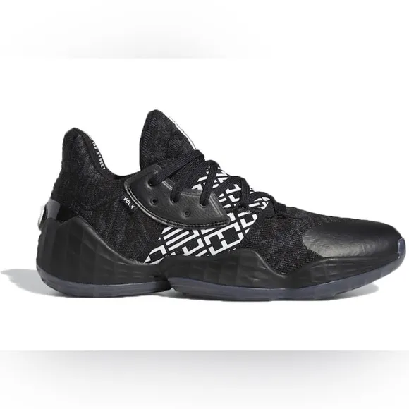 Adidas Harden Vol. 4 Black/White size 9.5 MEN’S BASKETBALL SHOES
