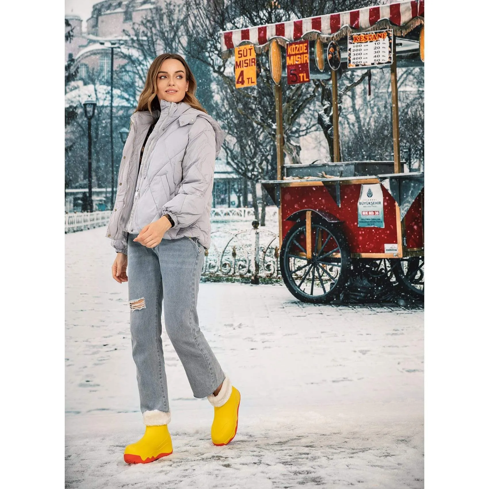 Amber Boots with Napped Linings Navarra Women