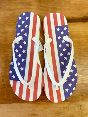 American Flag Flip Flops (Men's)
