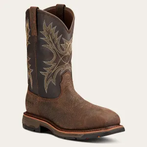 Ariat Men's WorkHog® Waterproof Composite Toe Work Boot - Bruin Brown