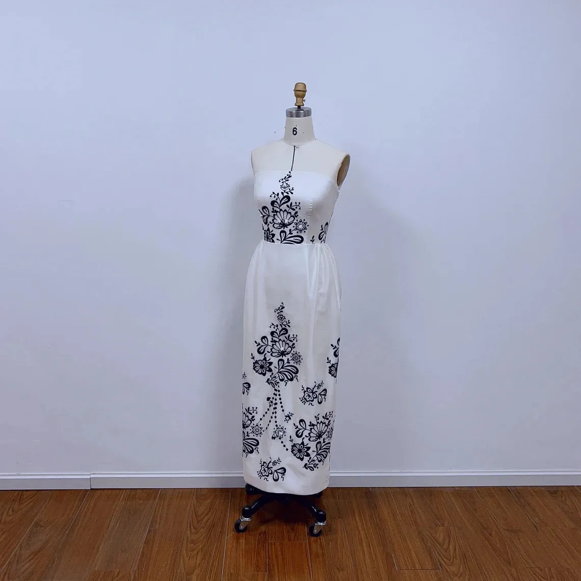 Audrey Hepburn Sabrina Dress Silk Organdy with Embroidered