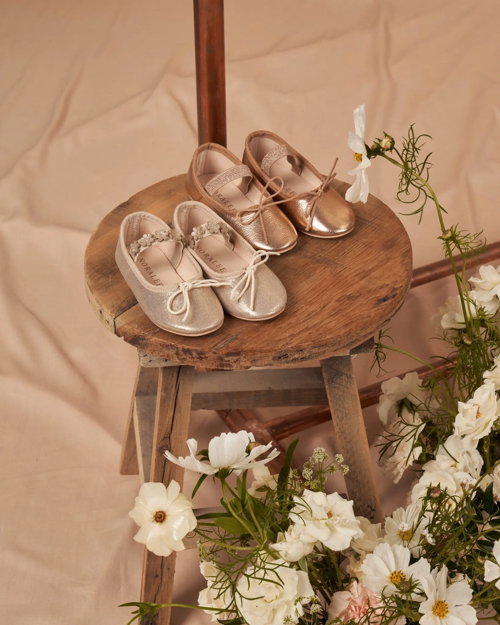 Ballet Flats || Rose Gold