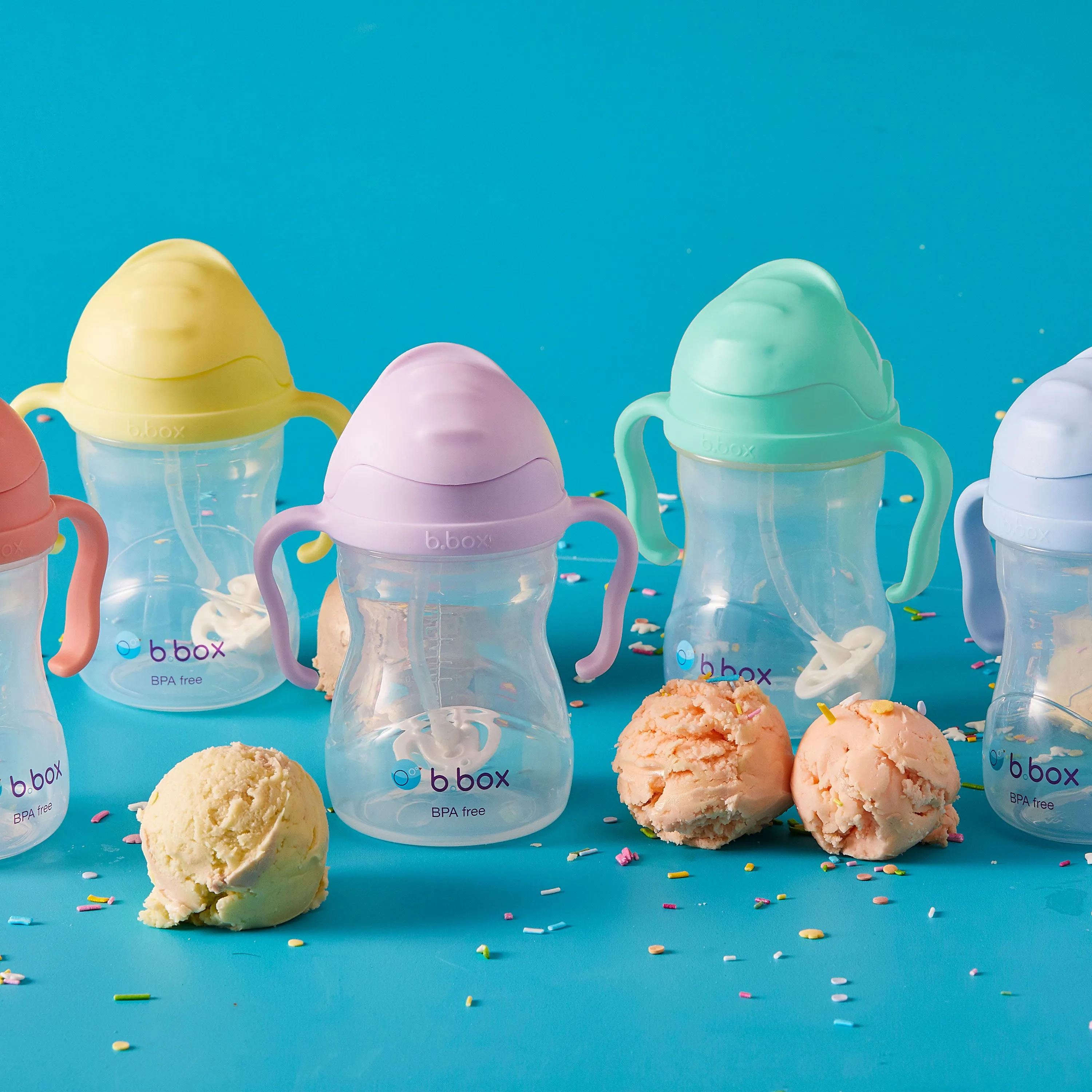 bbox Gelato Weighted Straw Sippy Cup 240ml - Assorted