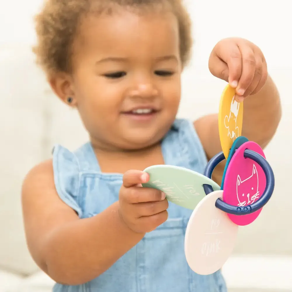 Bella Tunno Party Animals Teething Flashcard Set