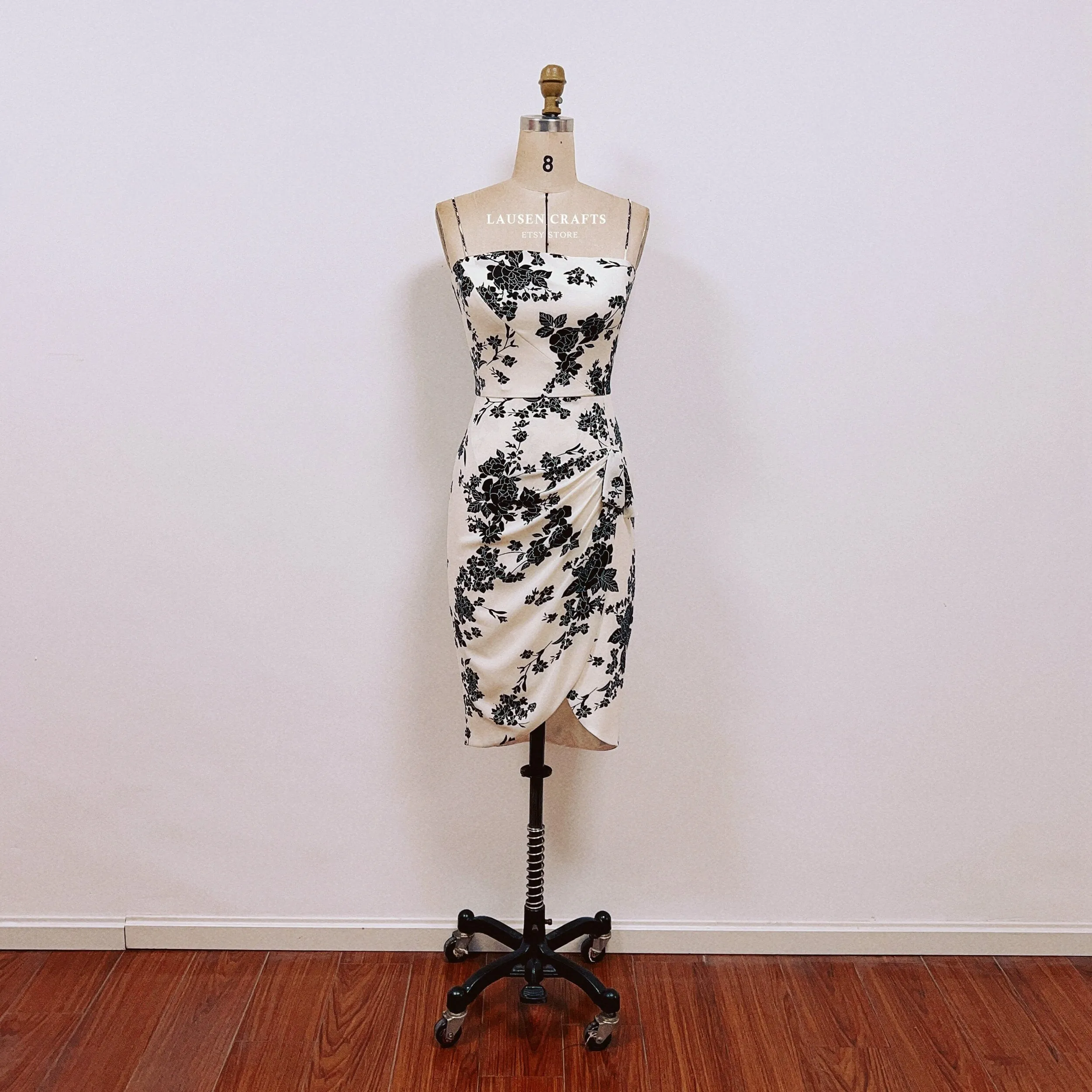Birthday Party Dress Marilyn Floral Dress 1950s Dress