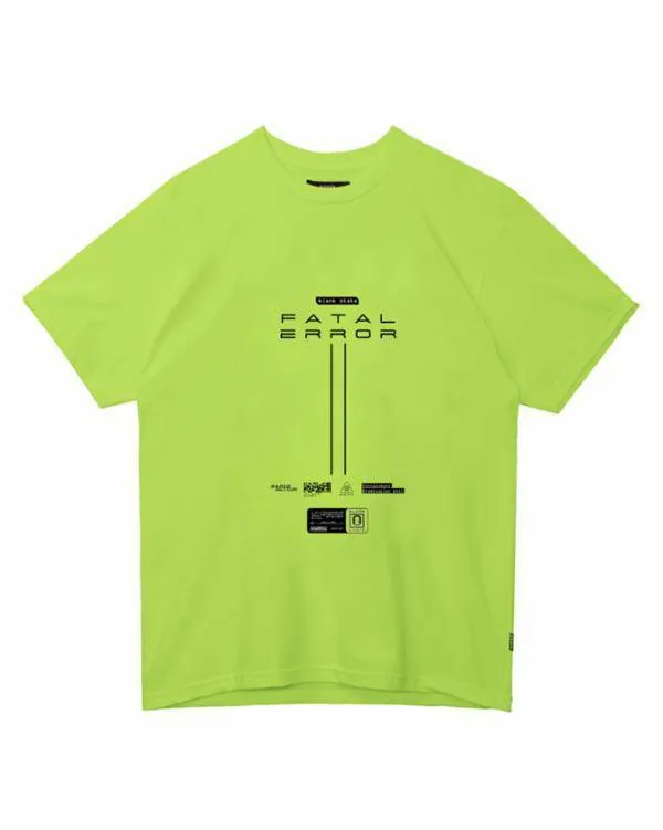 Blank State Men's Fatal Error Tee in Neon