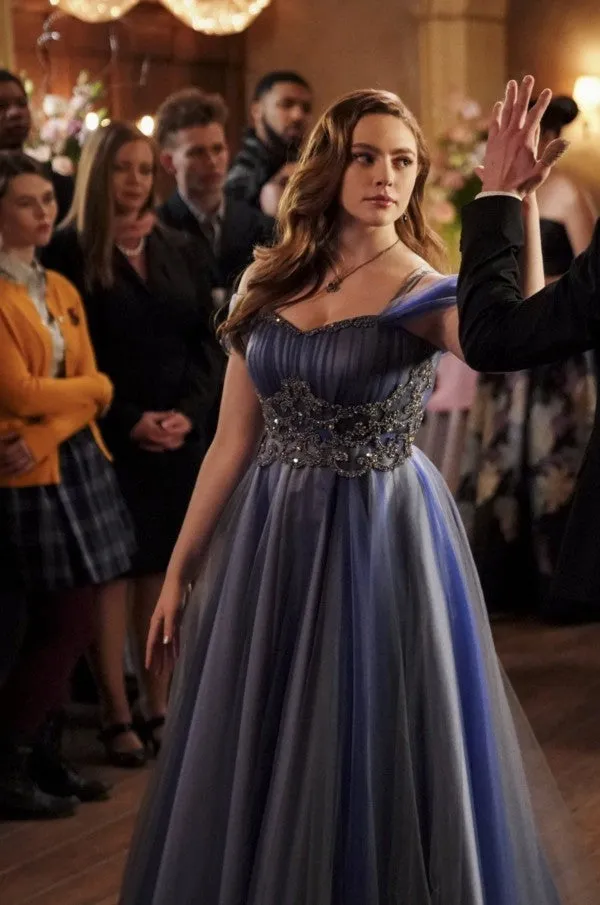 Blue Hope Mikaelson Dress Legacies Miss Mystic Falls Danielle Rose Russell Dress