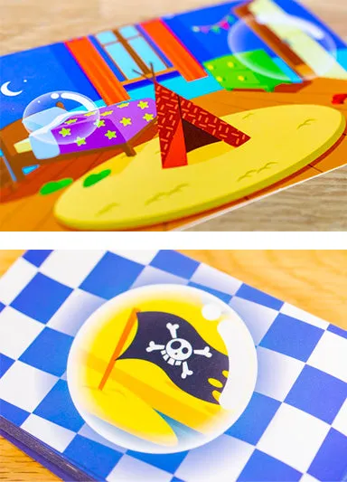 Blue Orange Bubble Stories