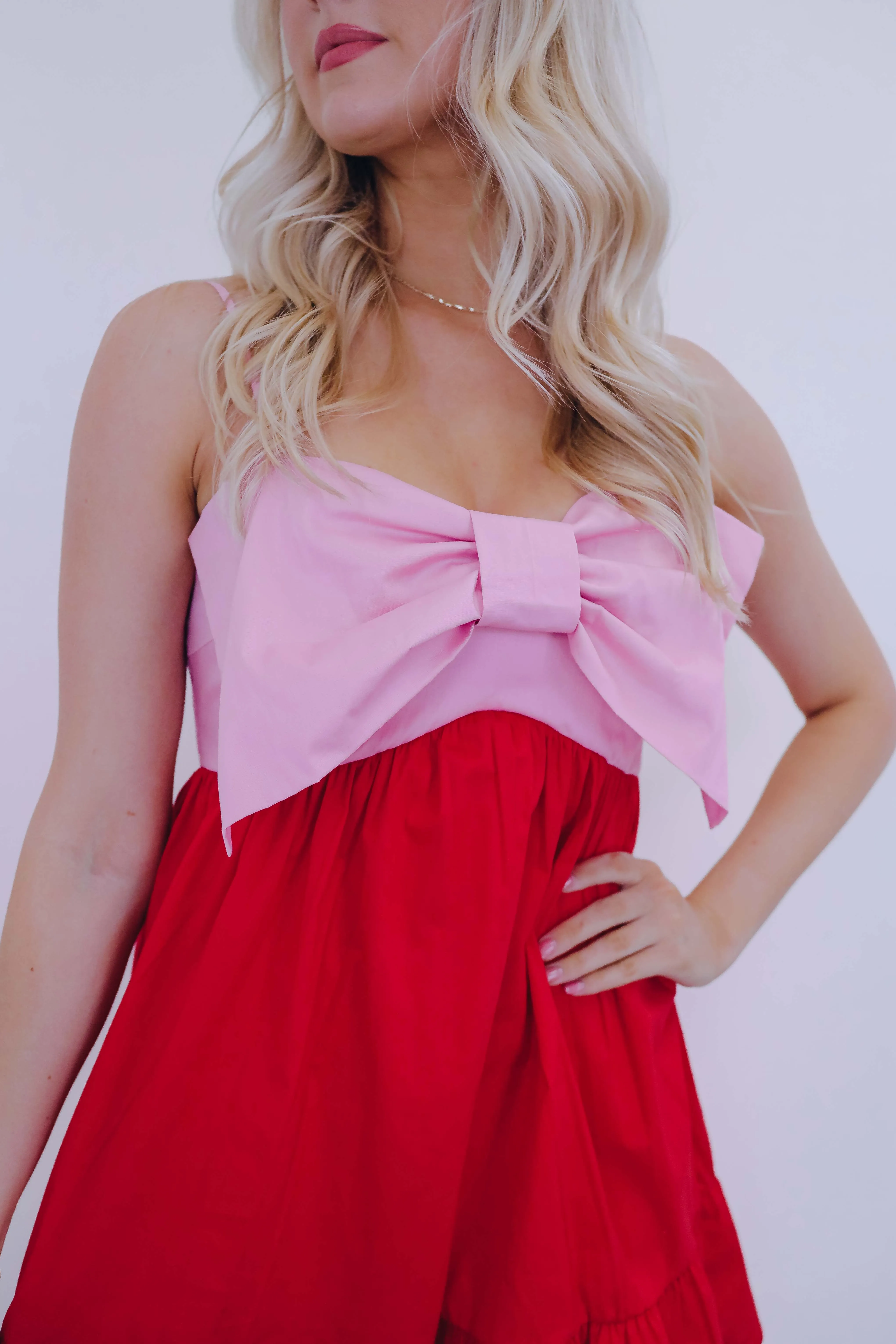 Bobbie Bow Colorblock Dress