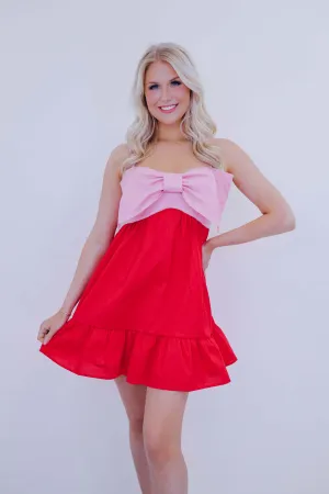 Bobbie Bow Colorblock Dress
