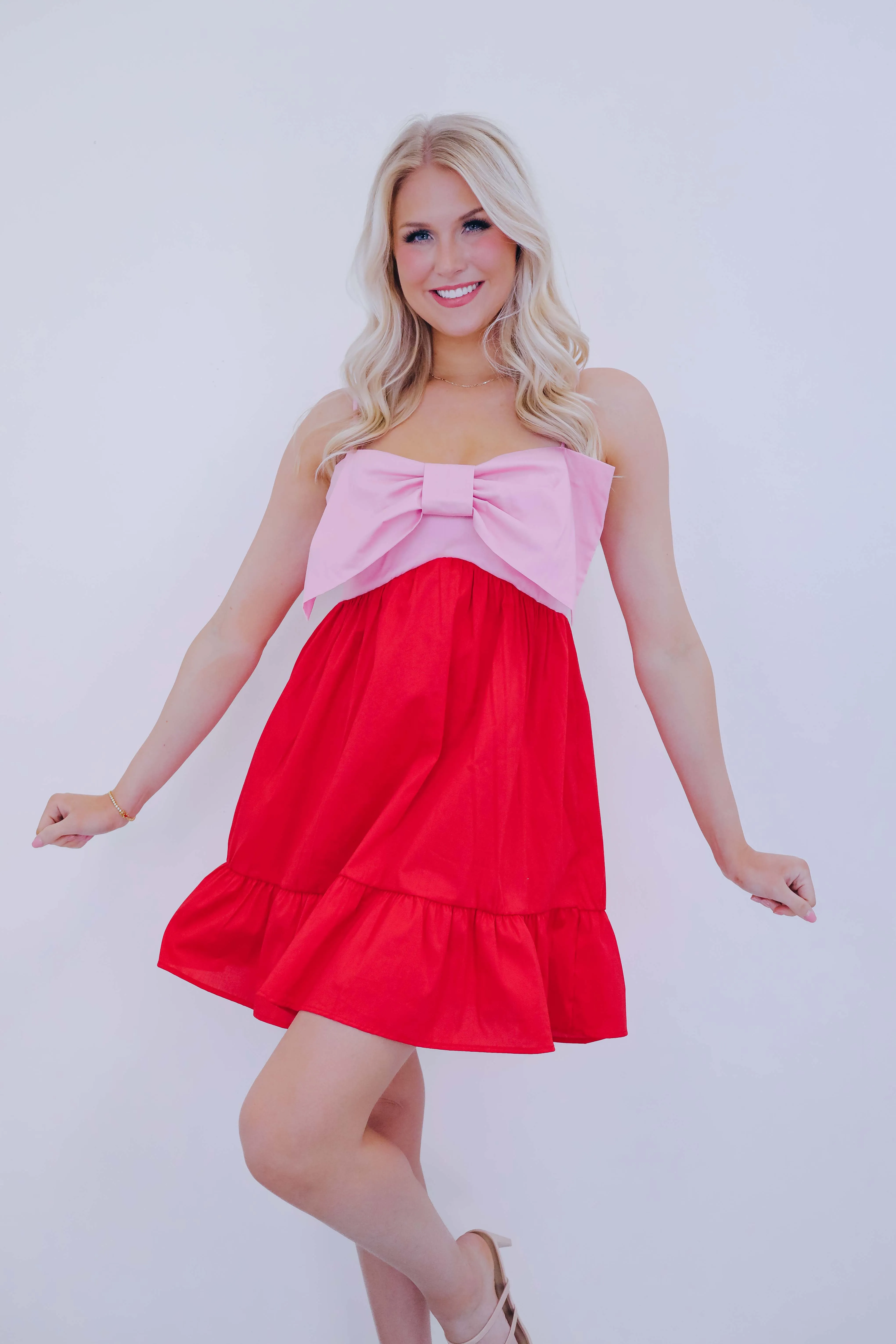 Bobbie Bow Colorblock Dress