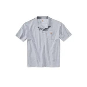 Carhartt Work Pocket Polo Men - Heather Grey K570