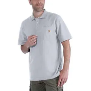 Carhartt Work Pocket Polo Men - Heather Grey K570
