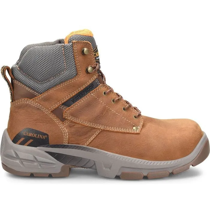 Carolina Men's Duke 6" Waterproof Work Boot -Brown- CA5040