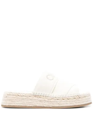 Chloé Mila espadrille slides