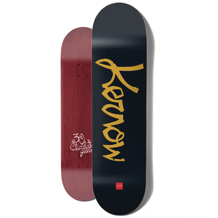 Chocolate Skateboards 30 Year Anniversary Flip The Script x Kernow x Flavour Skateboard Deck 8.5" Ltd Edtion