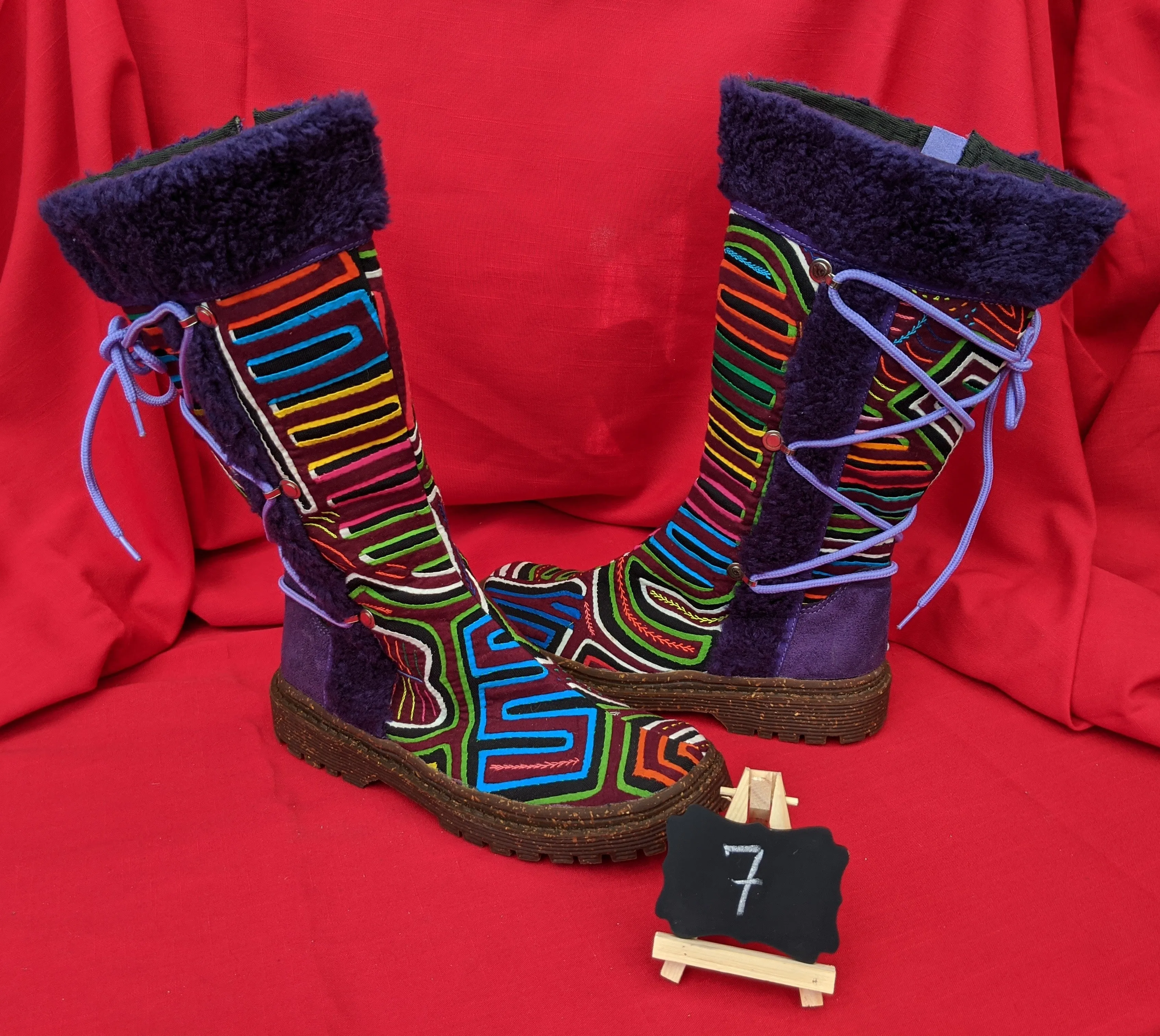 Cossack Shaman Zipper Mola Boot  Size 7 - Lilah