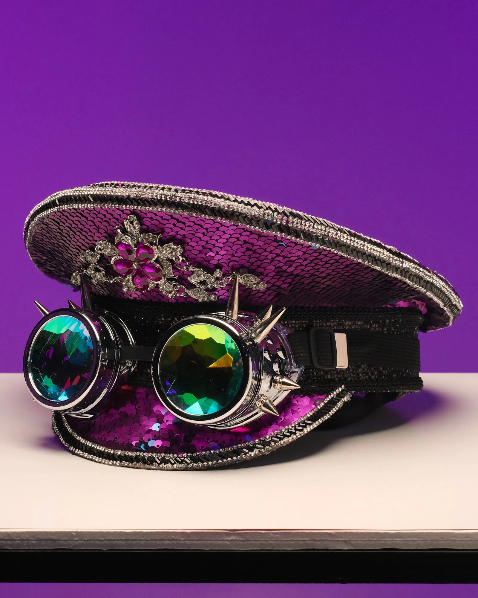Desert Royal Sequin Captain Hat