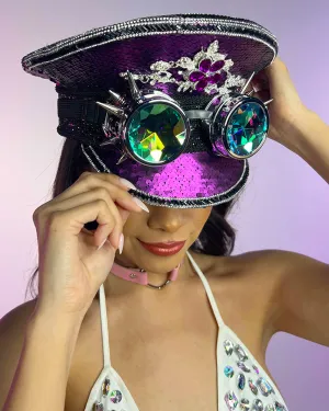 Desert Royal Sequin Captain Hat