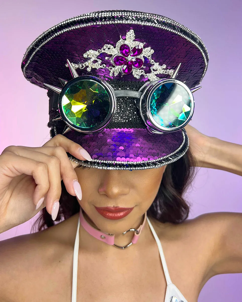 Desert Royal Sequin Captain Hat