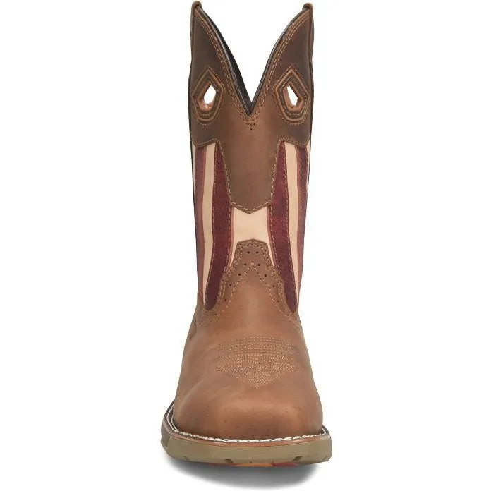 Double H Women's Fortress 10" Composite Western Roper Work Boot Brown - PH5014