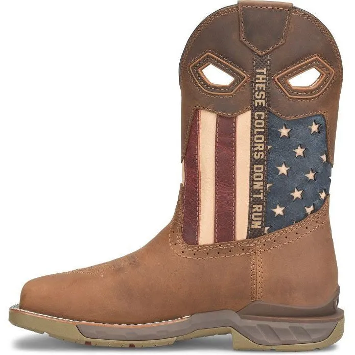 Double H Women's Fortress 10" Composite Western Roper Work Boot Brown - PH5014
