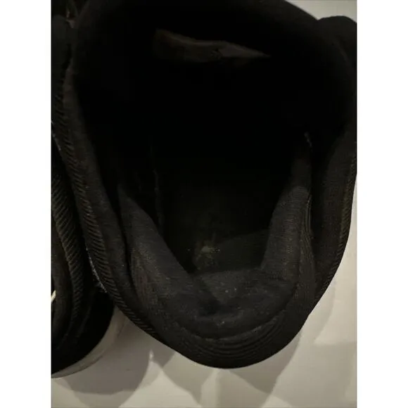 EUC Mens Size 7.5 Black White Jordan Flight Origin 4 Basketball Shoes 921196 001