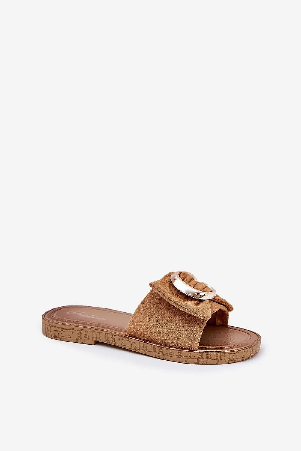 Faux suede Flip-flops