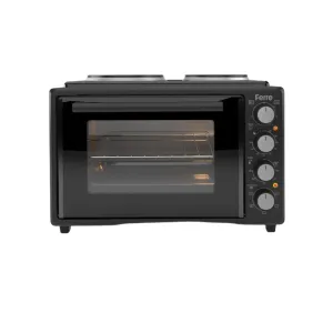 Ferre 35L Matt Black Mini Oven 2 Plate FMO035