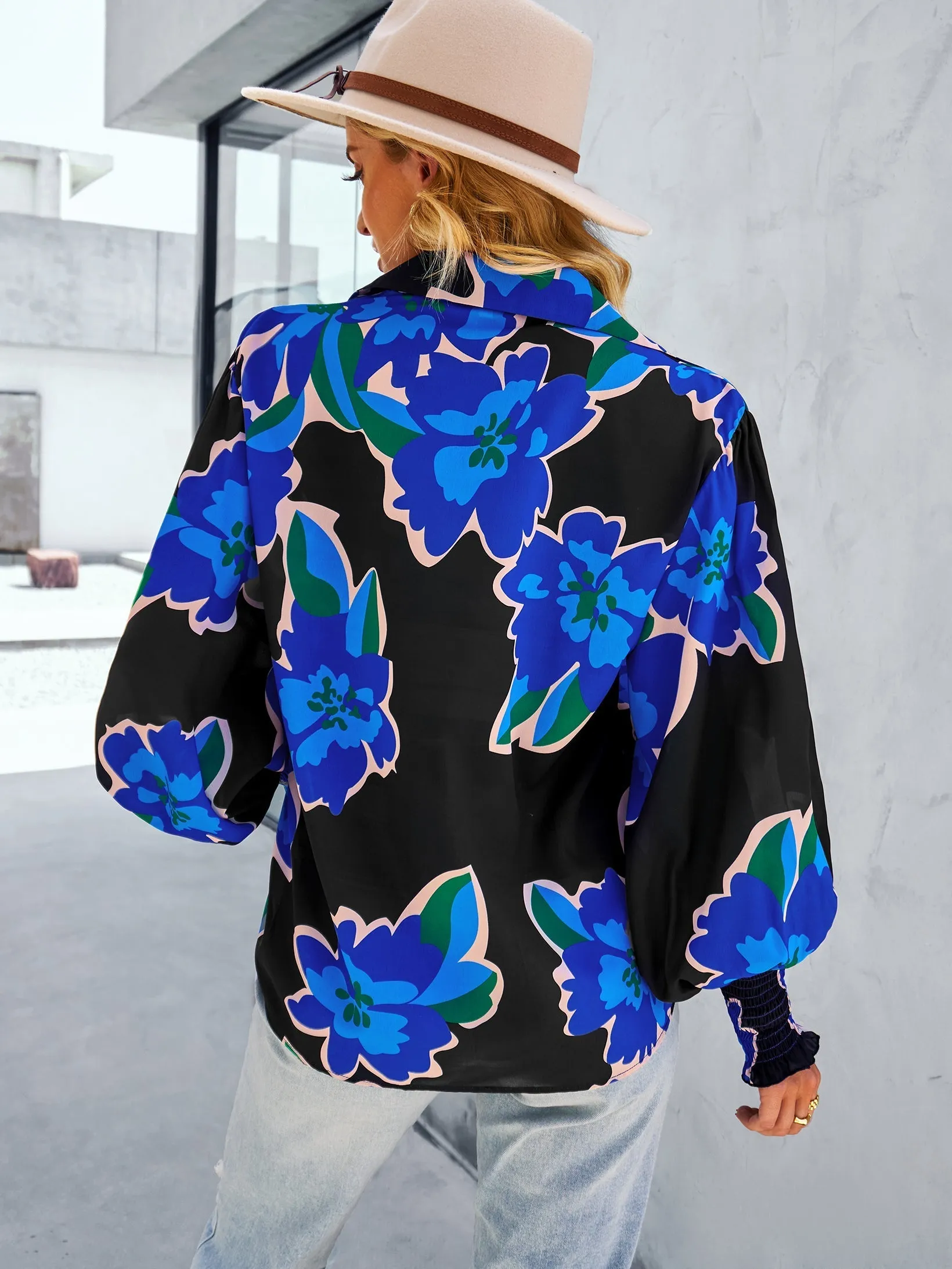 Fleetwood Blouse - Black Print