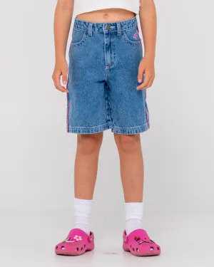 Flip Girl Low Rise Denim Jort Girls
