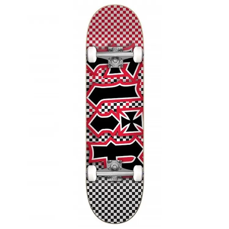 Flip Skateboards HKD Fast Times Red Complete Skateboard 7.87"