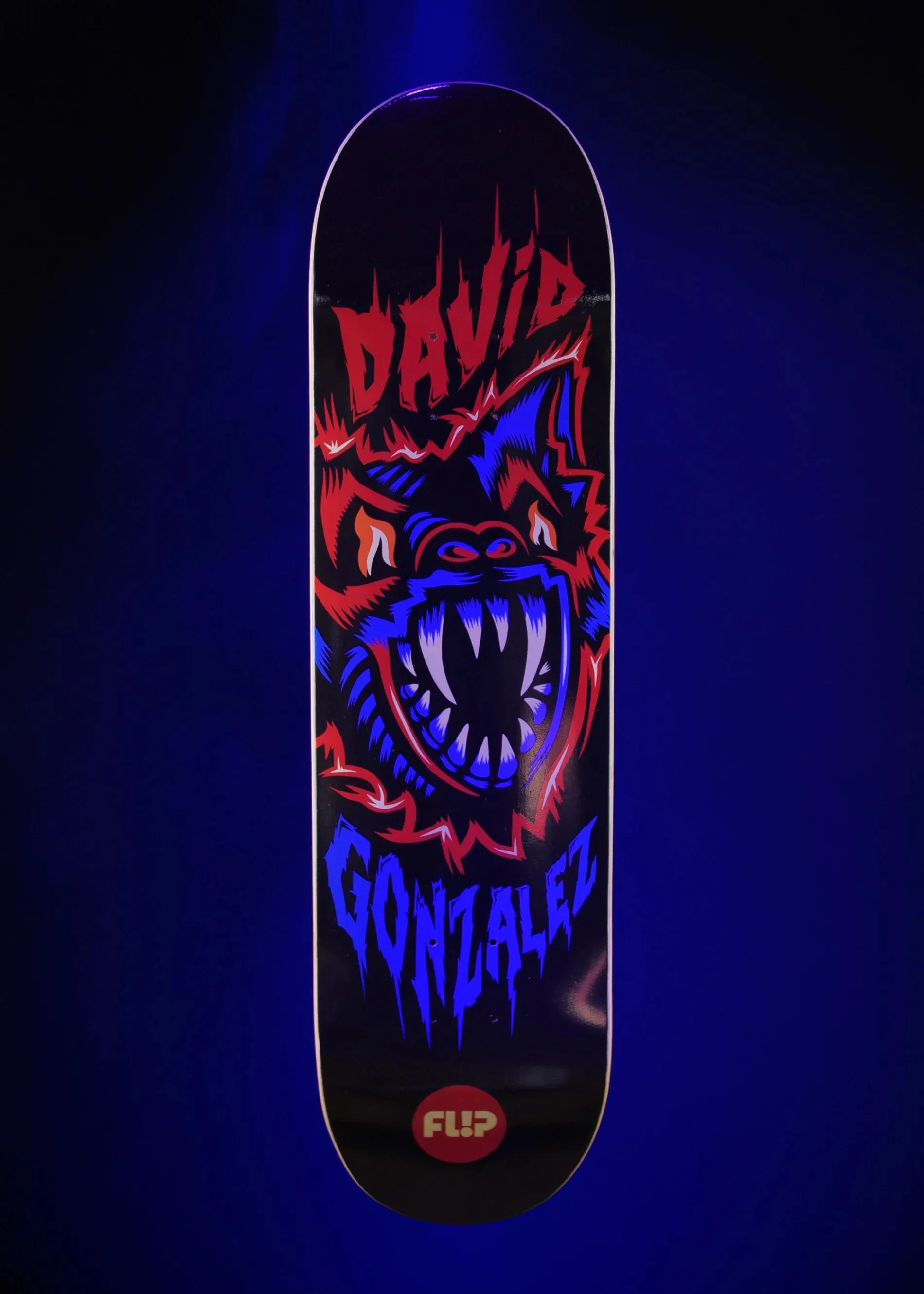 Flip Team Gonzalez Blacklight 8" Skateboard Deck