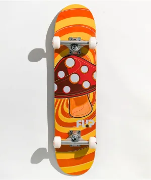 Flip Team Pop Shroom Orange 7.5 Complete Skateboard