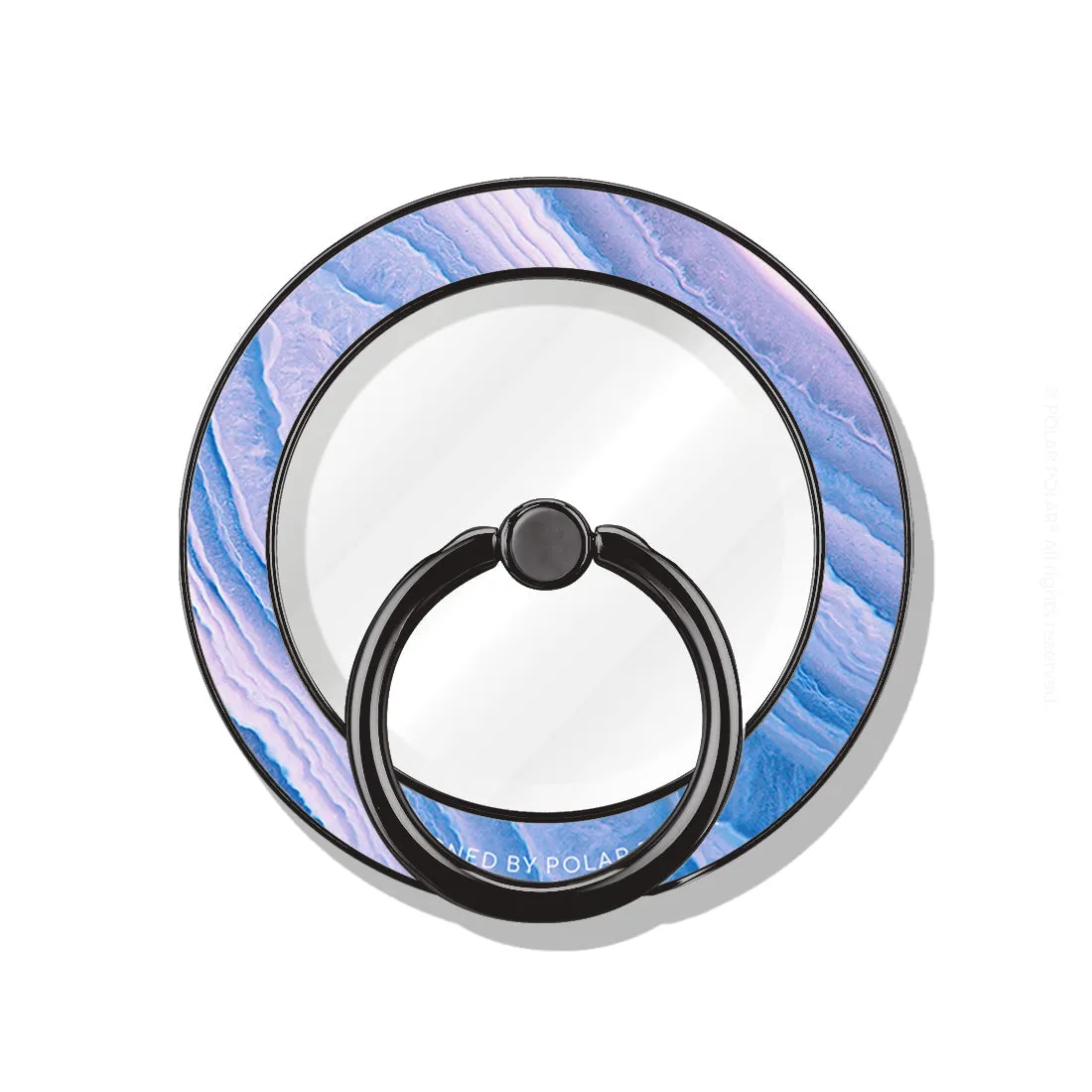 Frozen River - Black MagSafe Phone Grip and Ring Holder Stand