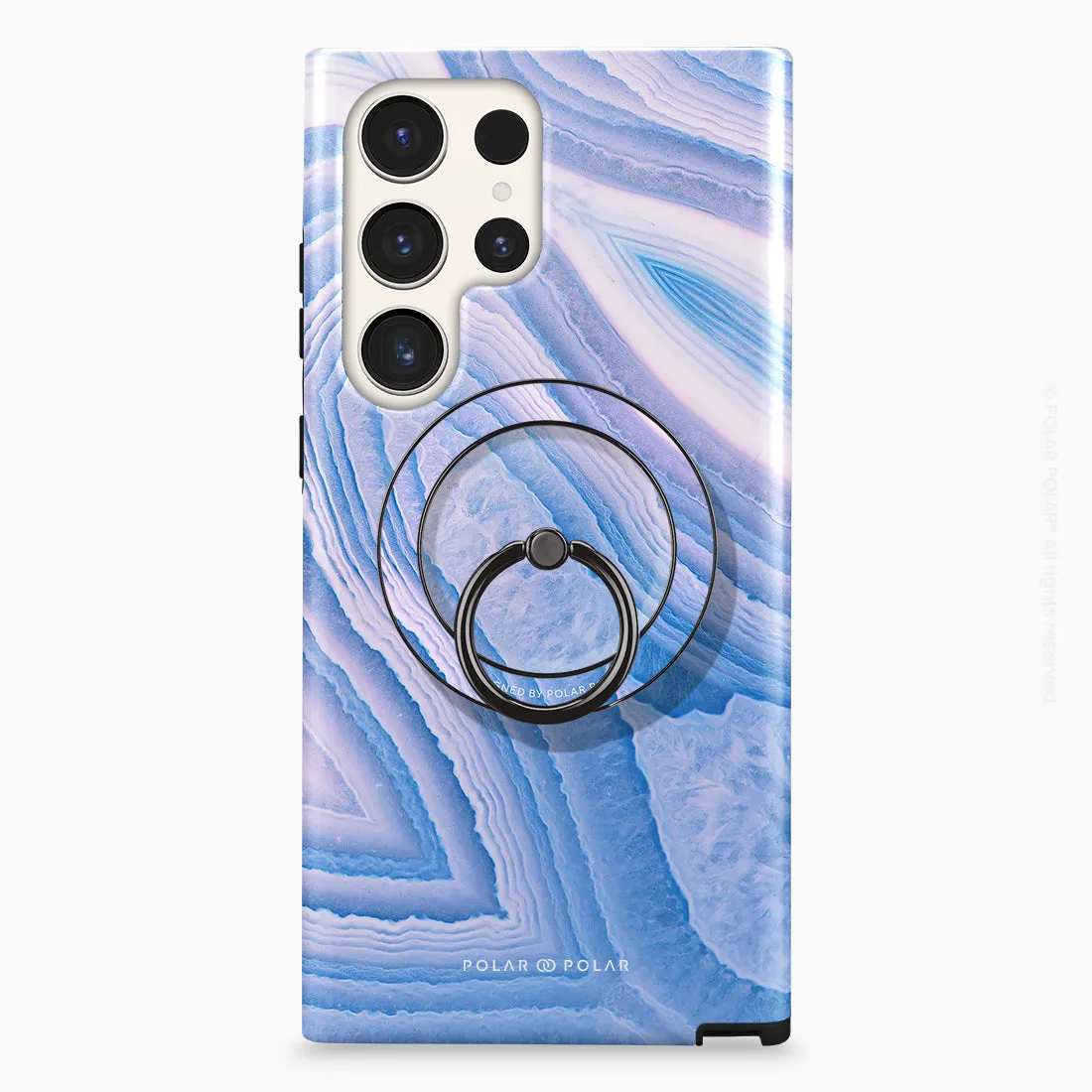 Frozen River - Black MagSafe Phone Grip and Ring Holder Stand