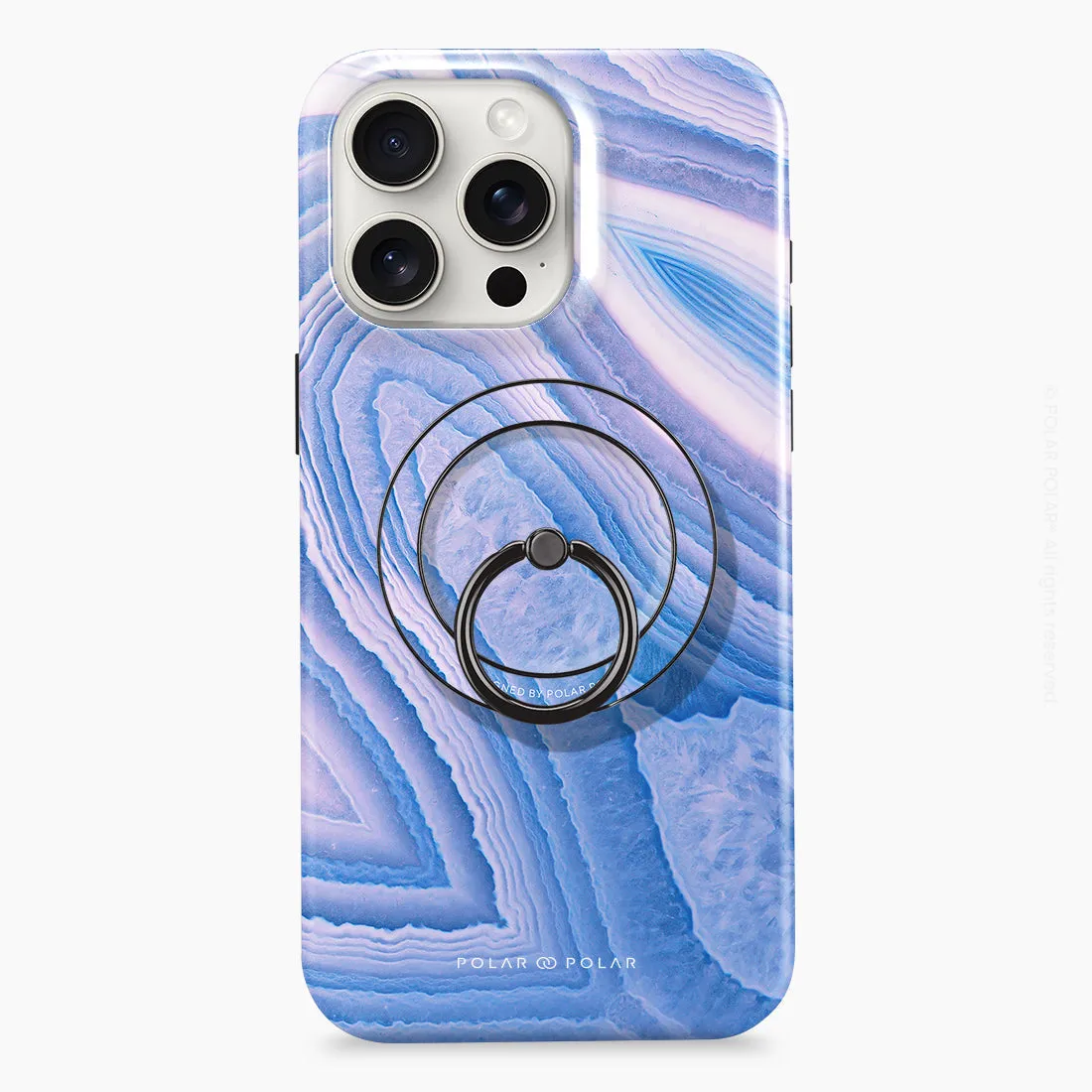 Frozen River - Black MagSafe Phone Grip and Ring Holder Stand