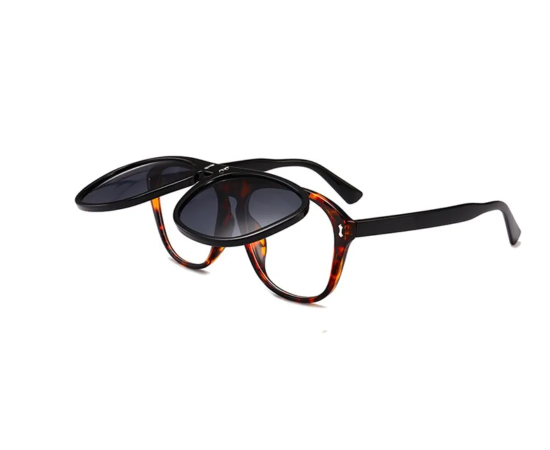 Gafas Flip tipo diseñador Guccio modelo McGregor Armazón Acetato Lentes Protección UV