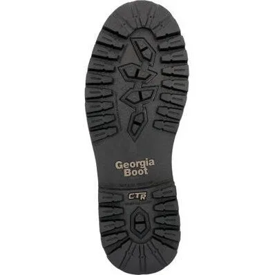 Georgia Men's Core 37 8" Waterproof Slip Resistant Work Boot -Brown- GB00637