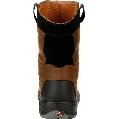 Georgia Men's Flxpoint 10" Comp Toe Waterproof Wellington Work Boot- Brown - G5644