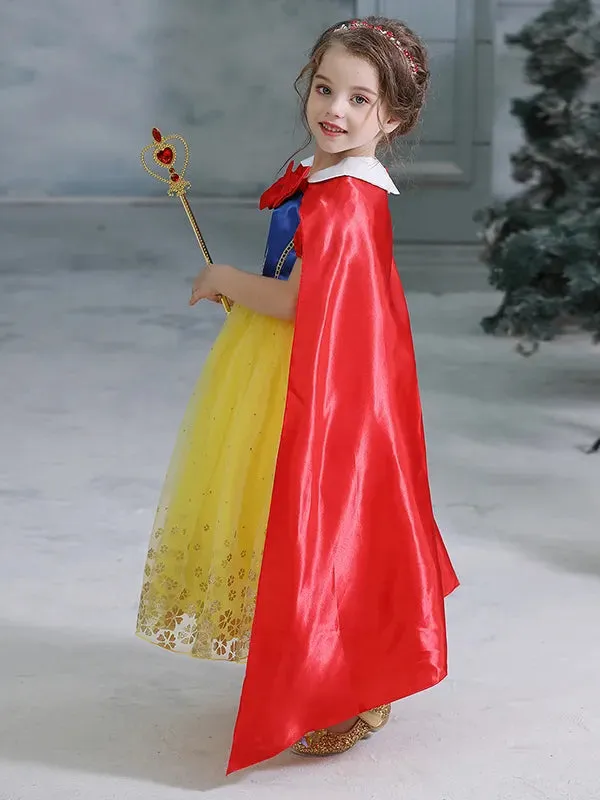 Girls Deluxe Snow White Inspired Costume Dress