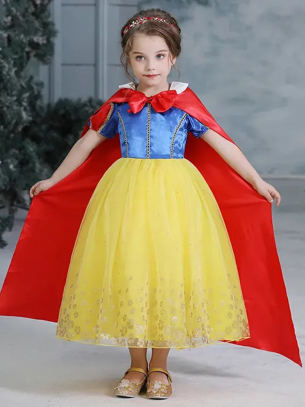 Girls Deluxe Snow White Inspired Costume Dress