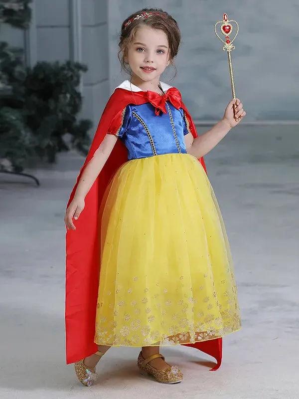 Girls Deluxe Snow White Inspired Costume Dress