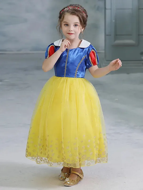 Girls Deluxe Snow White Inspired Costume Dress