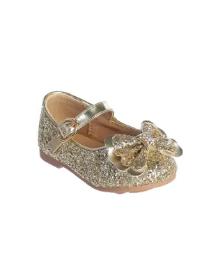 Glitter Bow Flats S173