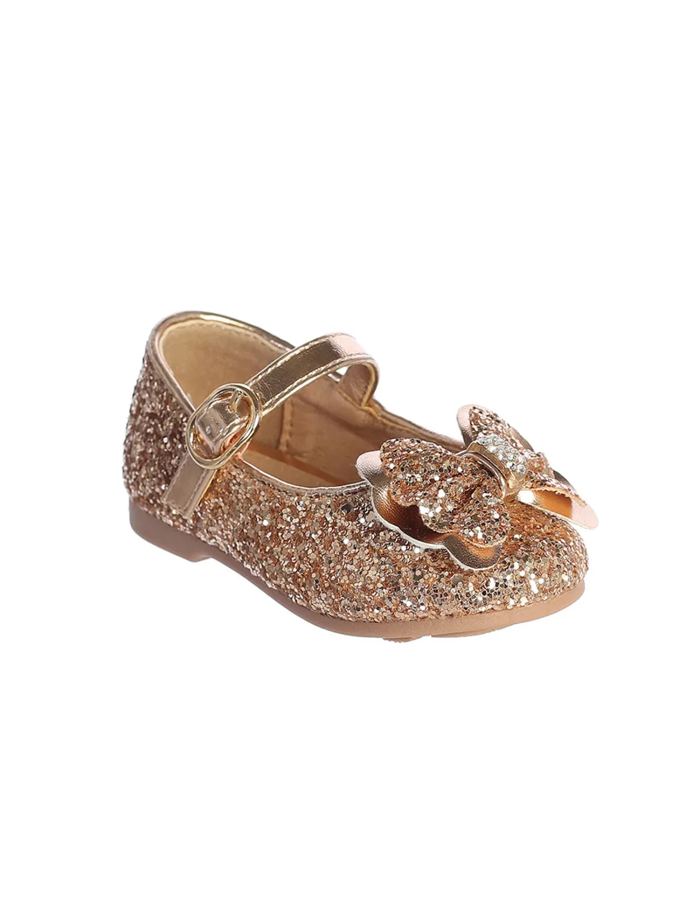 Glitter Bow Flats S173